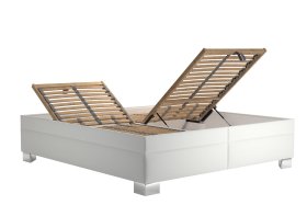 Dvojlôžko Nadia v rozmere 180x200 cm, v poťahu Loft 1, ukážka polohovania roštu
