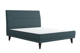 Dvojlôžko Lolla v rozmere 180x200 cm, v poťahu Crown 13 Ocean Blue, bez toppera