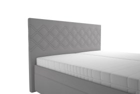 Dvojlôžko Neapol v rozmere 180x200 cm, v poťahu Salina 4005, detail čela