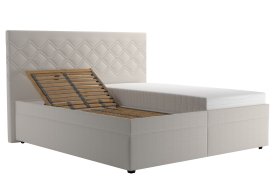 Dvojlôžko Neapol v rozmere 180x200 cm, v poťahu Matrix 2, polohovanie hlavy