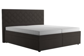 Dvojlôžko Neapol v rozmere 180x200 cm, v poťahu Salina 4004, s matracmi