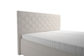 Dvojlôžko Neapol v rozmere 180x200 cm, v poťahu Matrix 2, detail čela