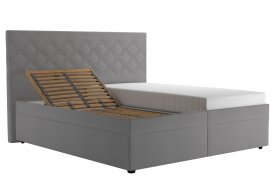 Dvojlôžko Neapol v rozmere 180x200 cm, v poťahu Salina 4005, polohovanie hlavy