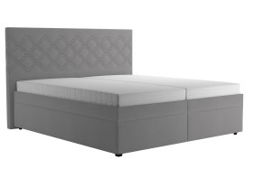 Dvojlôžko Neapol v rozmere 180x200 cm, v poťahu Salina 4005, s matracmi