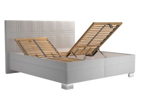 Dvojlôžko Venus v rozmere 180x200 cm, v poťahu Bravo 11 Silver, polohovanie