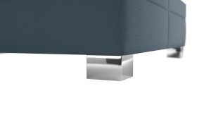 Dvojlôžko Venus v rozmere 180x200 cm, v poťahu Enjoy 22 Anthra, podnožie