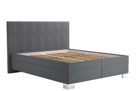 Dvojlôžko Venus v rozmere 160x200 cm, v poťahu Enjoy 22 Anthra, bez matracov