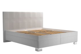 Dvojlôžko Venus v rozmere 180x200 cm, v poťahu Bravo 11 Silver, bez matracov