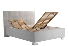 Dvojlôžko Venus v rozmere 160x200 cm, v poťahu Bravo 11 Silver, polohovanie