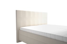 Dvojlôžko Venus v rozmere 160x200 cm, v poťahu Bravo 2 Nature, detail čela