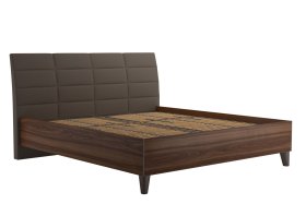 Dvojlôžko Kimmy v rozmere 180x200 cm, v poťahu Prima 6 Taupe, bez matracov