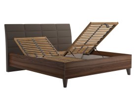 Dvojlôžko Kimmy v rozmere 180x200 cm, v poťahu Prima 6 Taupe, polohovanie