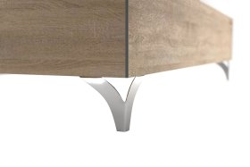 Dvojlôžko Quinn v rozmere 180x200 cm, v poťahu Prima 12 Silver, podnožie