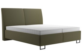 Dvojlôžko Margaret v rozmere 180x200 cm, v poťahu Prima 10 Olive, s matracmi