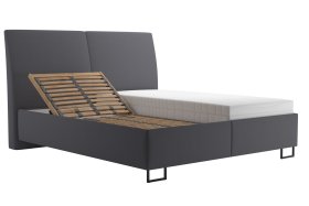 Dvojlôžko Margaret v rozmere 180x200 cm, v poťahu Matrix 17, polohovanie hlavy