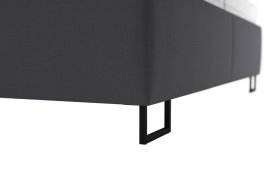 Dvojlôžko Margaret v rozmere 180x200 cm, v poťahu Matrix 17, podnožie