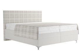 Dvojlôžko Sonia v rozmere 180x200 cm, v poťahu Savoy 21 Cream a Valencia 376-18, s prikrývkou