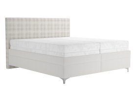 Dvojlôžko Sonia v rozmere 180x200 cm, v poťahu Savoy 21 Cream a Valencia 376-18, s matracmi