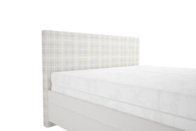 Dvojlôžko Sonia v rozmere 180x200 cm, v poťahu Savoy 21 Cream a Valencia 376-18, detail čela