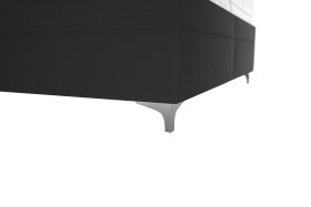 Dvojlôžko Sonia v rozmere 180x200 cm, v poťahu Aston 17 a Nero Grey, podnožie