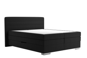 Boxspring Maria v rozmere 160x200 cm, v poťahu Bravo 14 Black, bez toppera