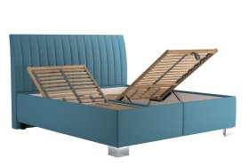Dvojlôžko Lilibet v rozmere 180x200 cm, v poťahu Trinity 13 Azur, polohovanie