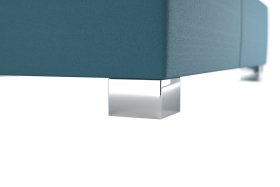 Dvojlôžko Lilibet v rozmere 180x200 cm, v poťahu Trinity 13 Azur, podnožie