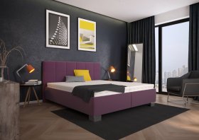 Dvojlôžko Kelly v rozmere 180x200 cm, v poťahu Flanell 95, interiér