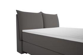Boxspring Brisa v rozmere 180x200 cm, v poťahu Trend 15 Grey, detail čela
