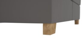 Boxspring Brisa v rozmere 180x200 cm, v poťahu Trend 15 Grey, podnožie