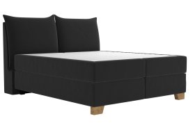 Boxspring Brisa v rozmere 180x200 cm, v poťahu Trend 17 Black, bez toppera