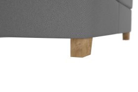 Boxspring Brisa v rozmere 180x200 cm, v poťahu Floyd Dark Grey, podnožie