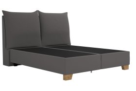 Boxspring Brisa v rozmere 180x200 cm, v poťahu Trend 15 Grey, bez matracov
