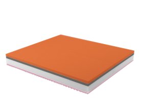 Matrac Thor - 2× matrac 90x200 cm v 1 poťahu 180x200 cm, jadro (Farba jadra je orientačná)