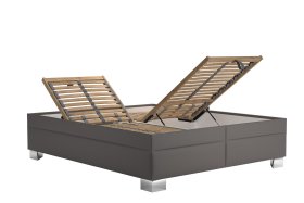 Dvojlôžko Nadia v rozmere 160x200 cm, v poťahu Loft Coffee, polohovanie