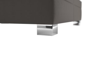 Dvojlôžko Nadia v rozmere 160x200 cm, v poťahu Loft Coffee, podnož