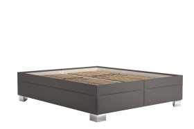 Dvojlôžko Nadia v rozmere 160x200 cm, v poťahu Loft Coffee, bez matraca