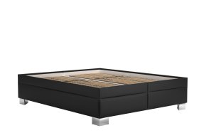 Dvojlôžko Nadia v rozmere 160x200 cm, v poťahu Loft Black, bez matraca