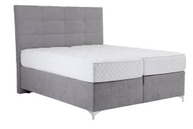 Boxspring Etna v rozmere 180x200 cm, v poťahu Enjoy 21 Grey, bez toppera