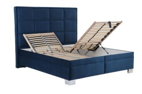 Dvojlôžko Sabrina v rozmere 180x200 cm, v poťahu Tiffany 11 Blue, polohovanie