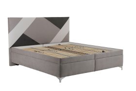 Dvojlôžko Ewa v rozmere 180x200 cm, v poťahu Savoy 91 Silver, bez matracov