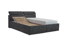 Dvojlôžko Ardea v rozmere 180x200 cm, v poťahu Enjoy 24, ukážka polohovania roštu