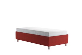 Jednolôžko Neptun v rozmere 90x200 cm, v poťahu Graffiti Red, s matracom