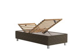 Jednolôžko Neptun v rozmere 90x200 cm, v poťahu Mesa Plain 41, polohovanie