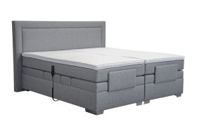 Boxspring Margo v rozmere 200x200 cm, v poťahu Arte 23, s topperom