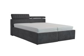 Dvojlôžko Ardea v rozmere 180x200 cm, v poťahu Enjoy 24, ukážka polohovania čela