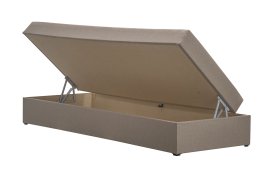 Váľanda Hermine v rozmere 80x200 cm, v poťahu Hugo 2 Beige, úložný priestor