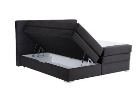 Boxspring Sven v rozmere 180x200 cm, v poťahu Riviera 95, úložný priestor