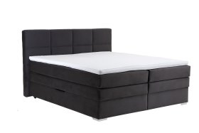 Boxspring Sven v rozmere 180x200 cm, v poťahu Riviera 95, s topperom