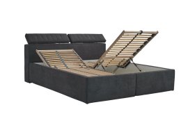 Dvojlôžko Ardea v rozmere 180x200 cm, v poťahu Enjoy 24, ukážka polohovania roštu